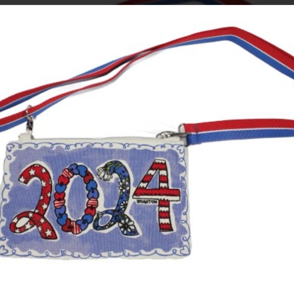 Brighton Small 2024 Vote Crossbody Bag (5.5" H x 8.2" W) [4766]  collectible